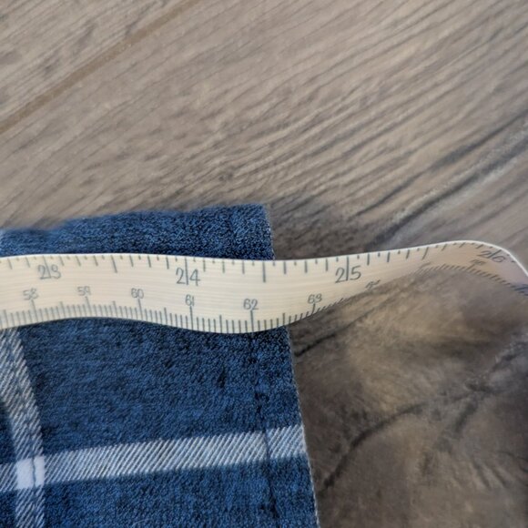 Men's Banana Republic Blue Plaid Button-Up - Picture 7 of 7